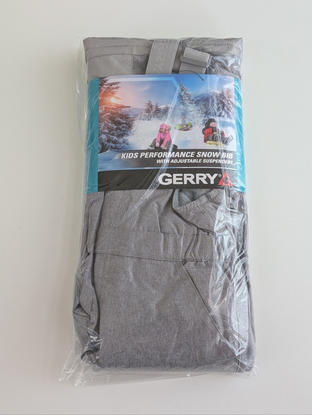 Gerry Weber Kids Snow Bib With Adjustable Suspenders Gray NWT 4T